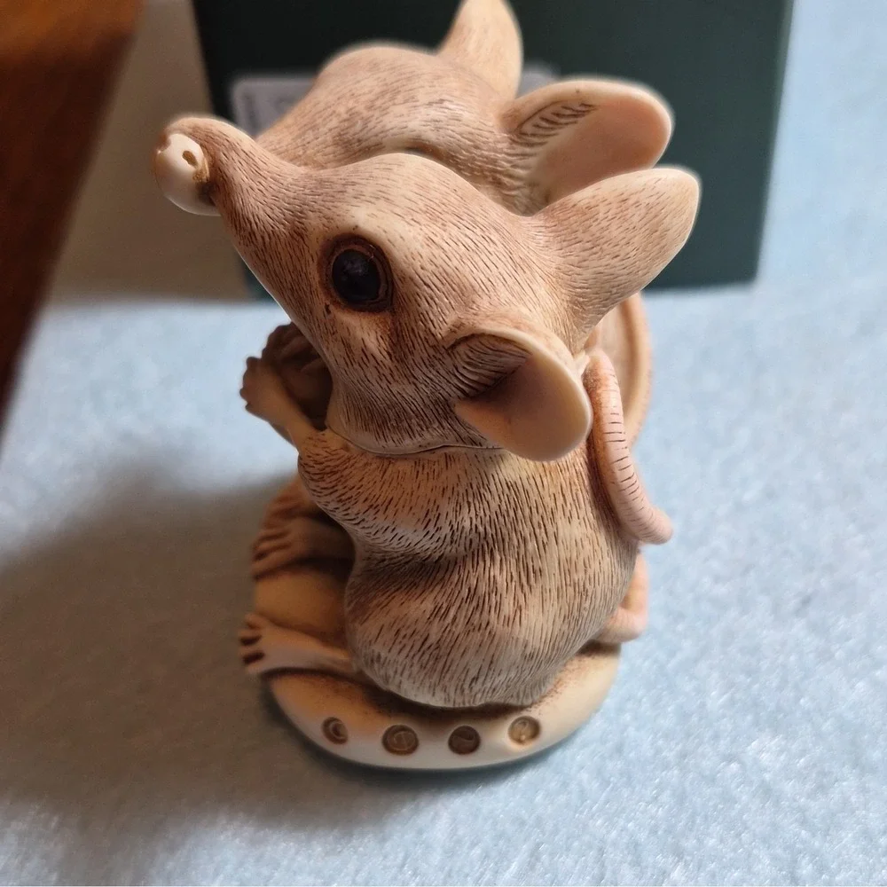 HARMONY KINGDOM Treasure Jests Love Story Mouse 2006 Resin Trinket Boxed